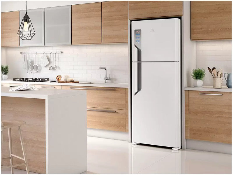 Geladeira/Refrigerador Electrolux Frost Free Duplex Branca 431L Top Freezer-Mafra Express™