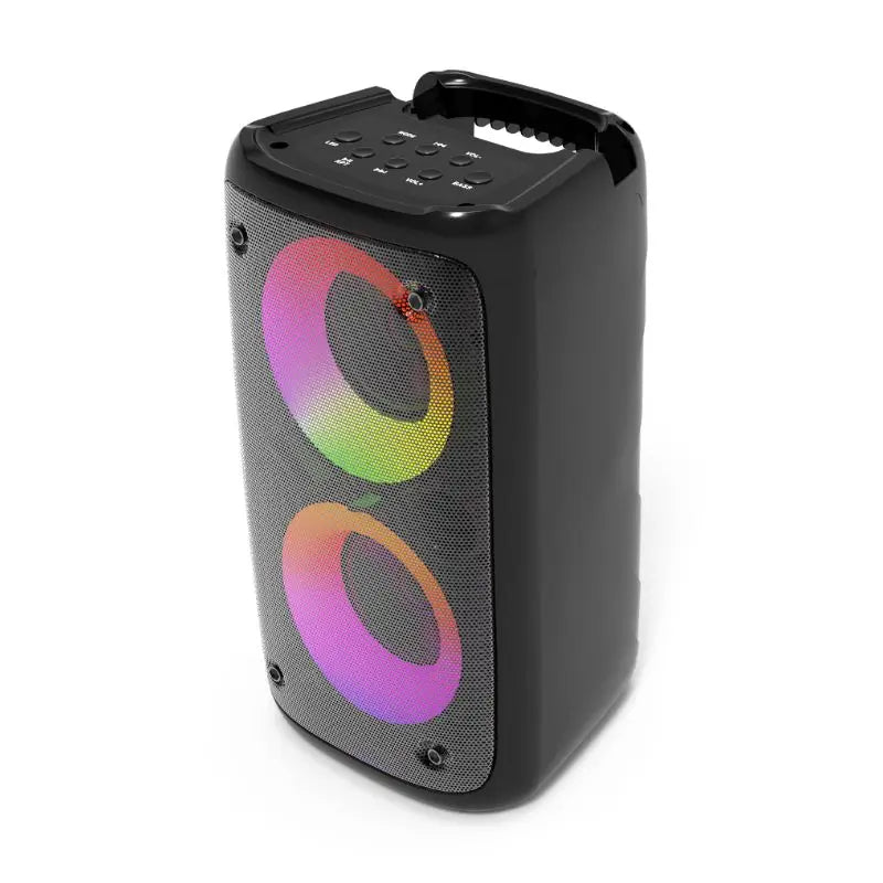 Caixa de som Bluetooth Potente Multimídia com LED RGB Subwoofer TWS Estéreo sem fio