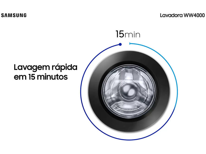 Lavadora de Roupas Samsung AZ 11Kg e 11 Programas de Lavagem Branco-Mafra Express™