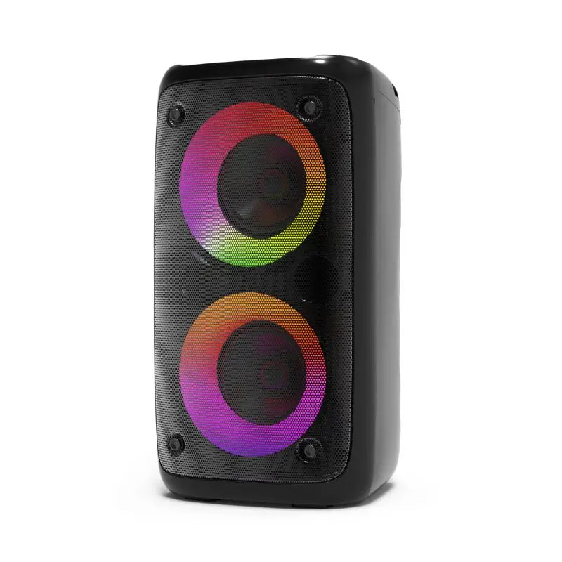 Caixa de som Bluetooth Potente Multimídia com LED RGB Subwoofer TWS Estéreo sem fio