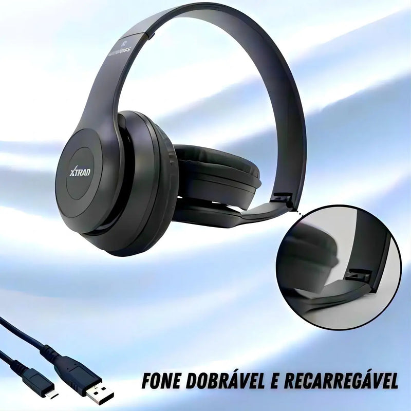 Fones De Ouvido sem Fio Headset Bluetooth-Mafra Express™