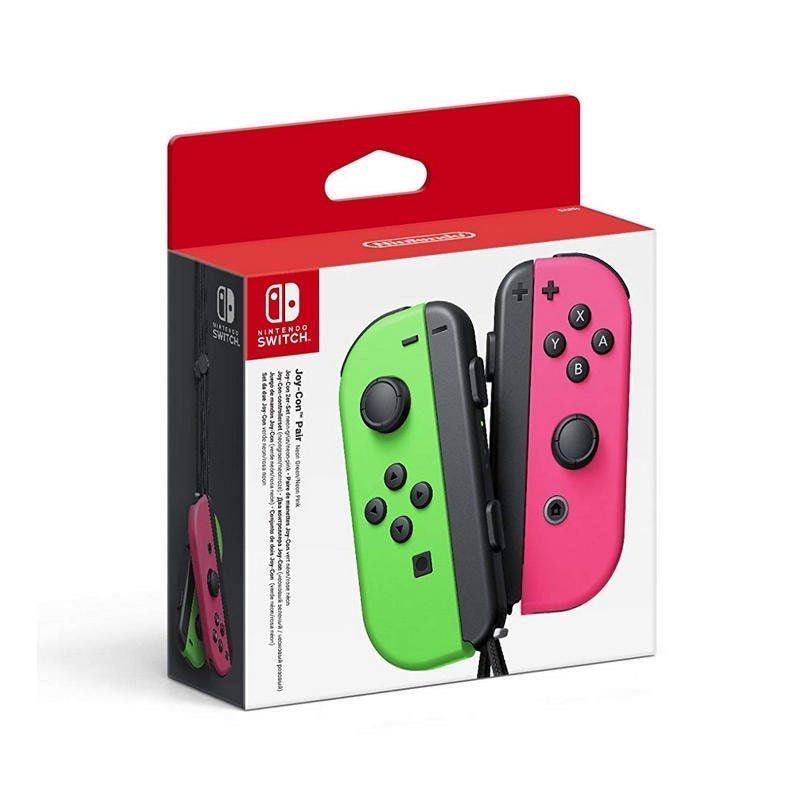 Controle para Nintendo Switch sem Fio Joy-Con - Rosa e Verde