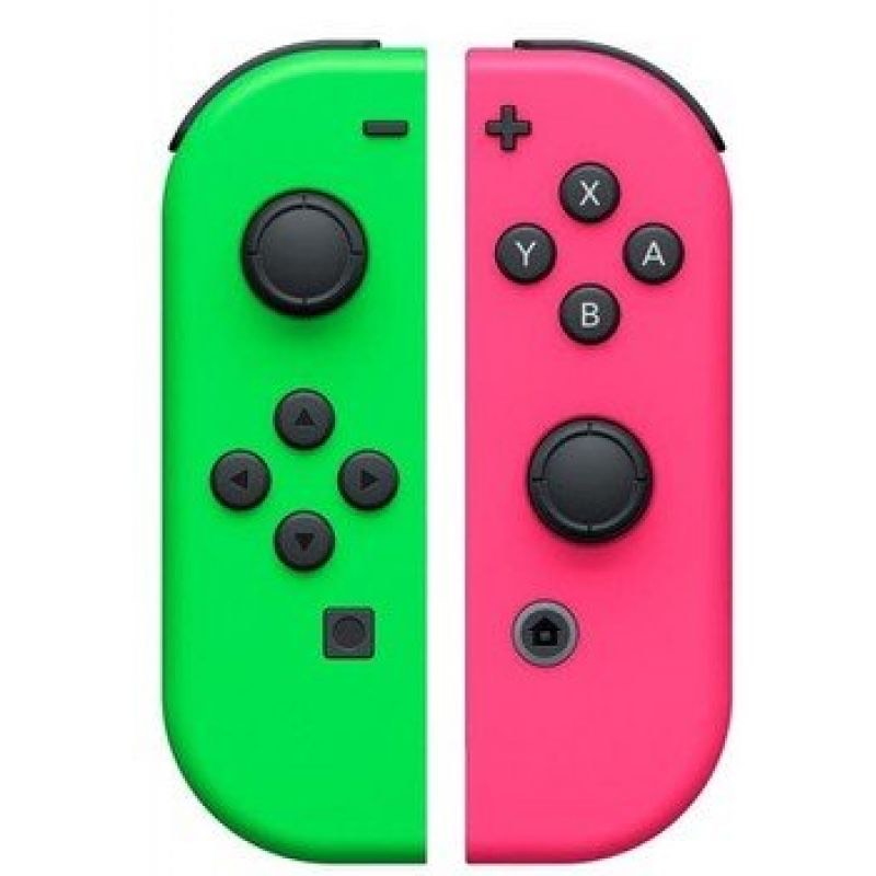 Controle para Nintendo Switch sem Fio Joy-Con - Rosa e Verde