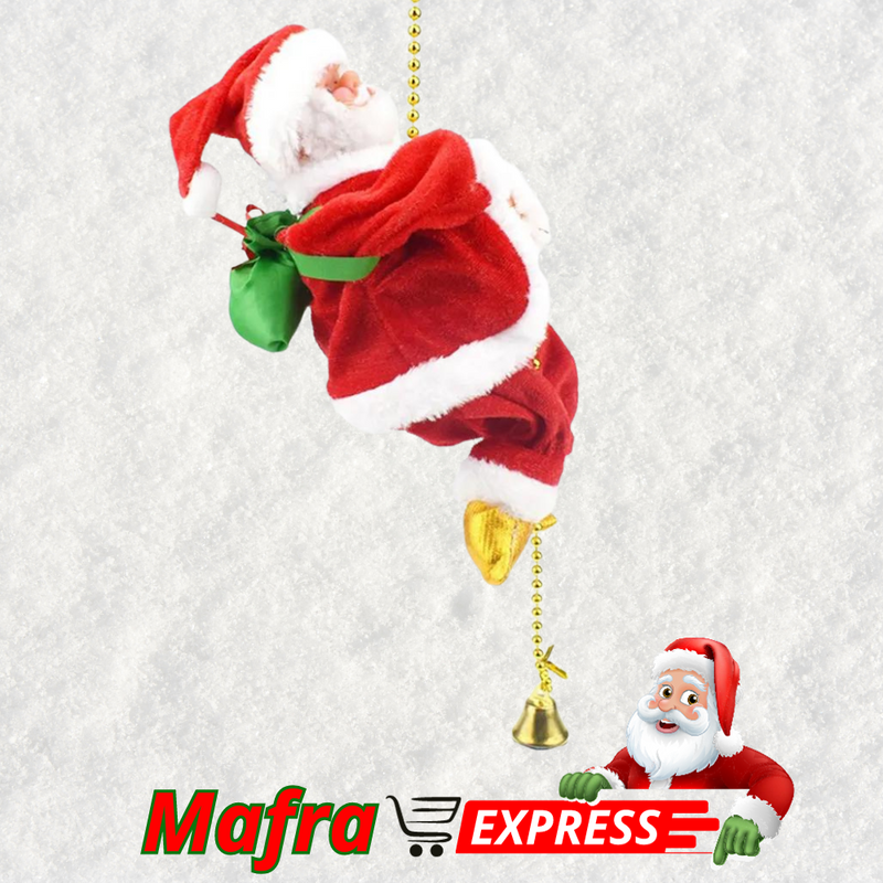Papai Noel Escala Sino e toca Músicas-Mafra Express™
