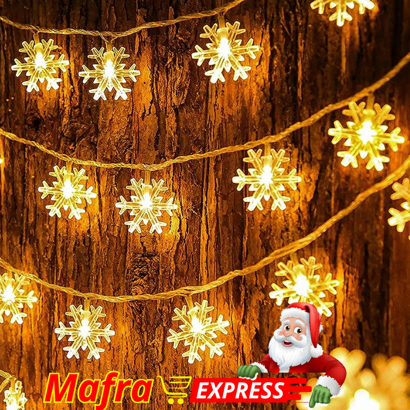 Flocos de Neve em LED decorativo-Mafra Express™