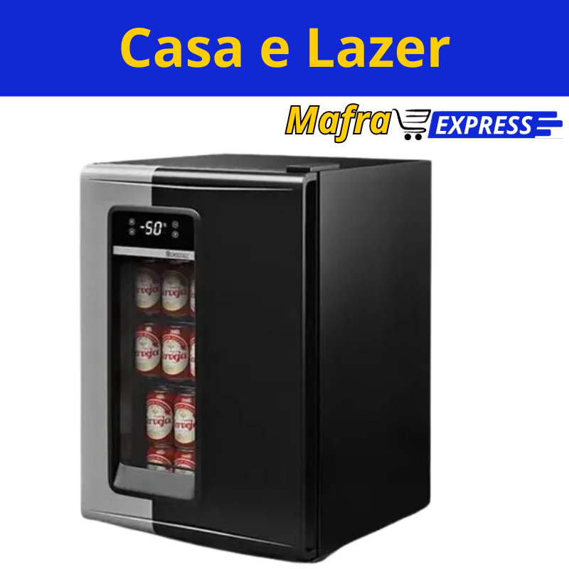 Cervejeira 100 Litros Frigobar Porta Visor Vidro GRB-Mafra Express™