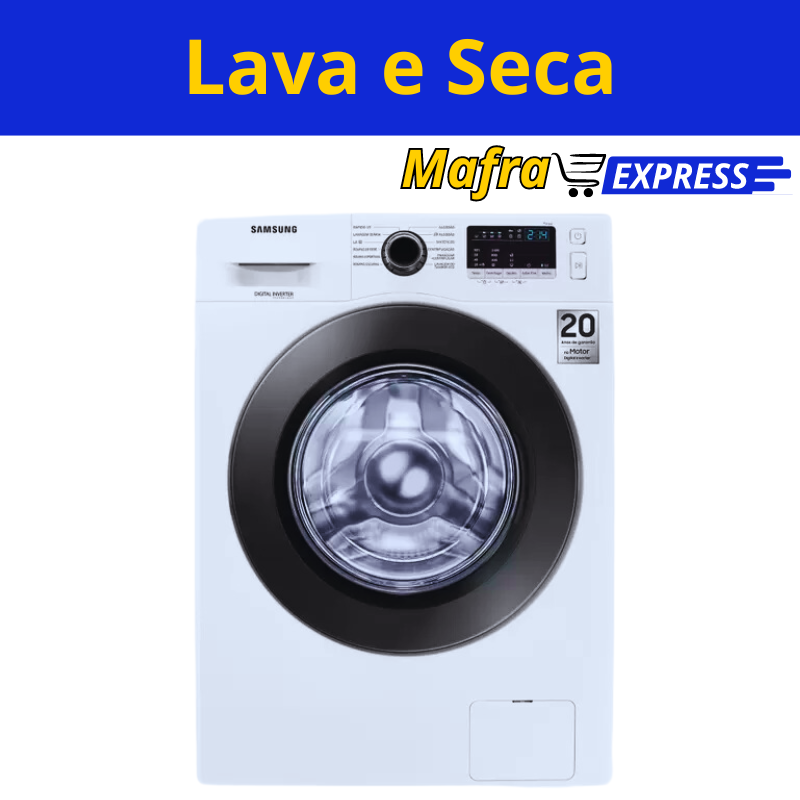 Lavadora de Roupas Samsung AZ 11Kg e 11 Programas de Lavagem Branco-Mafra Express™