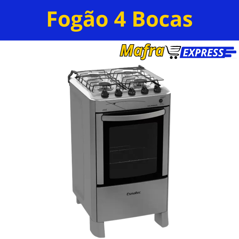 Fogão 4 Bocas Esmaltec Acendimento Automático Platinum-Mafra Express™