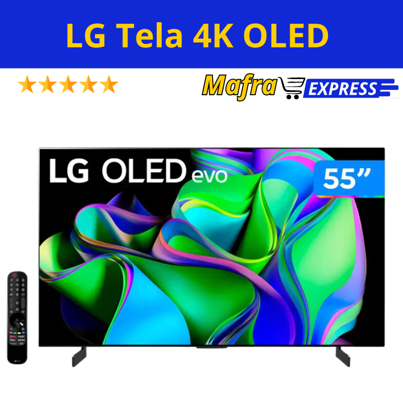 Smart TV 55” 4K UHD OLED Evo Alexa 4 HDMI-Mafra Express™