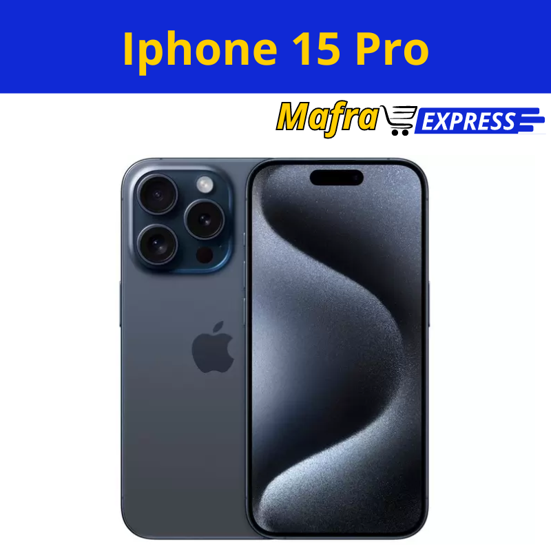 Apple iPhone 15 Pro 512GB Titânio Azul 6,1" 48MP iOS 5G-Mafra Express™