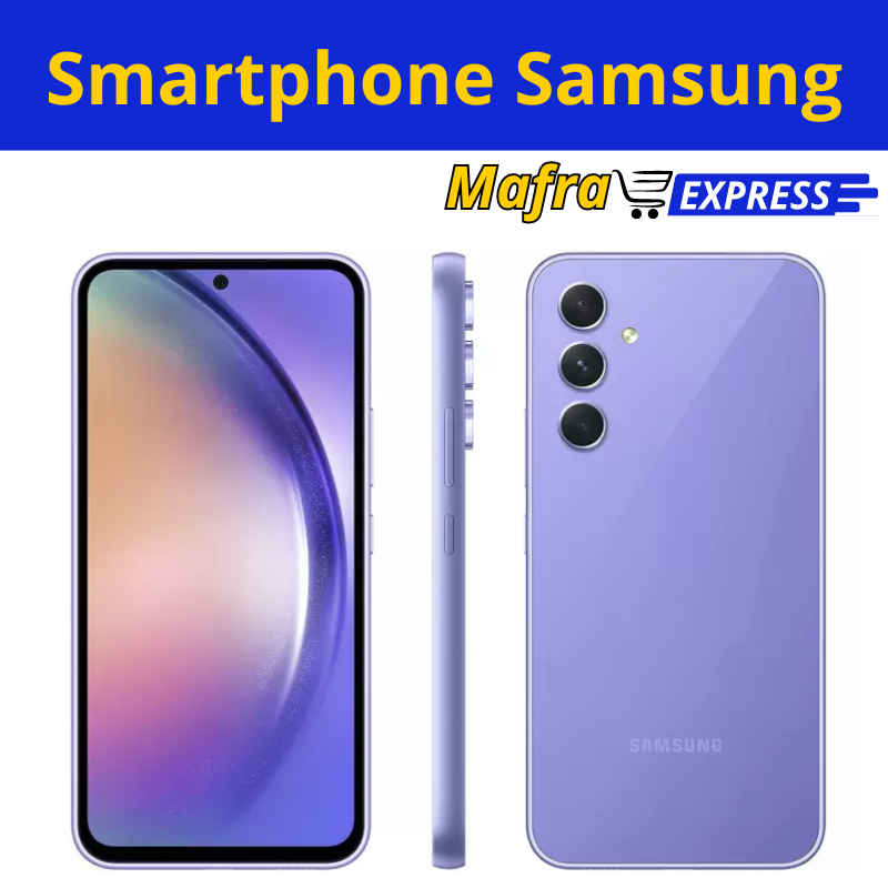 Smartphone Samsung Galaxy A54 128GB Violeta 5G 6,4" Câm. Tripla + Selfie 32MP Dual Chip-Mafra Express™