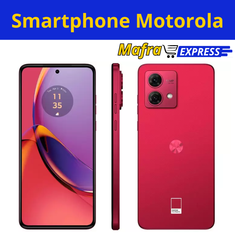 Smartphone Motorola Moto G84 256GB Magenta 6,55" Câm. Dupla + Selfie 16MP Dual Chip-Mafra Express™