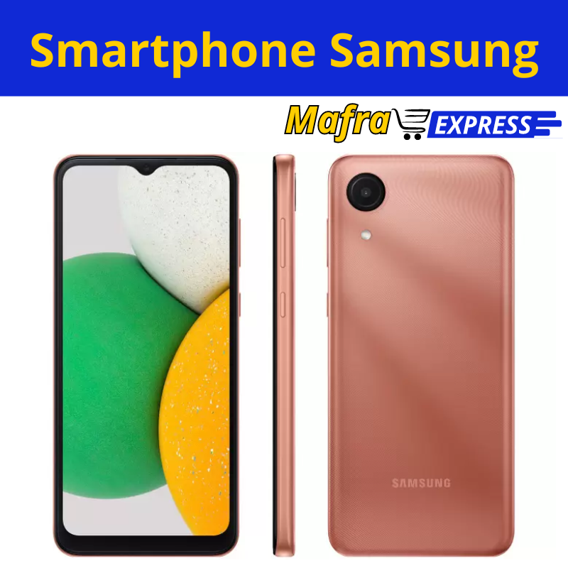 Smartphone Samsung Galaxy A03 32GB  Câm. 8MP + Selfie 5MP-Mafra Express™