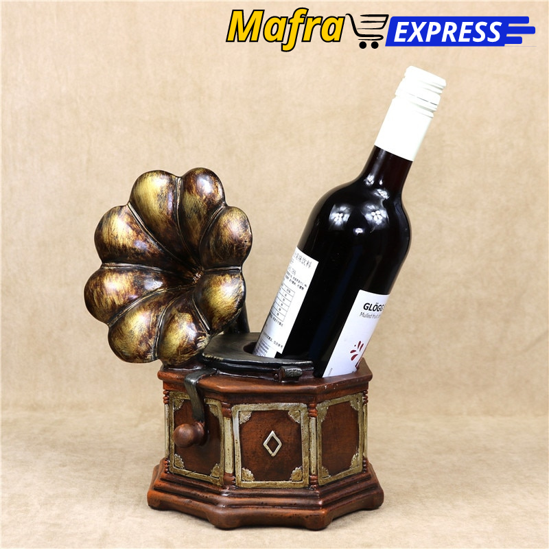 Suporte Decorativo Garrafa de Vinho Vintage-Mafra Express™