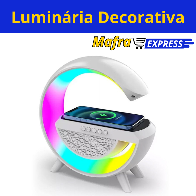 Luminária Dinâmica (Wireless Bluetooth, Led e Indução)-Mafra Express™