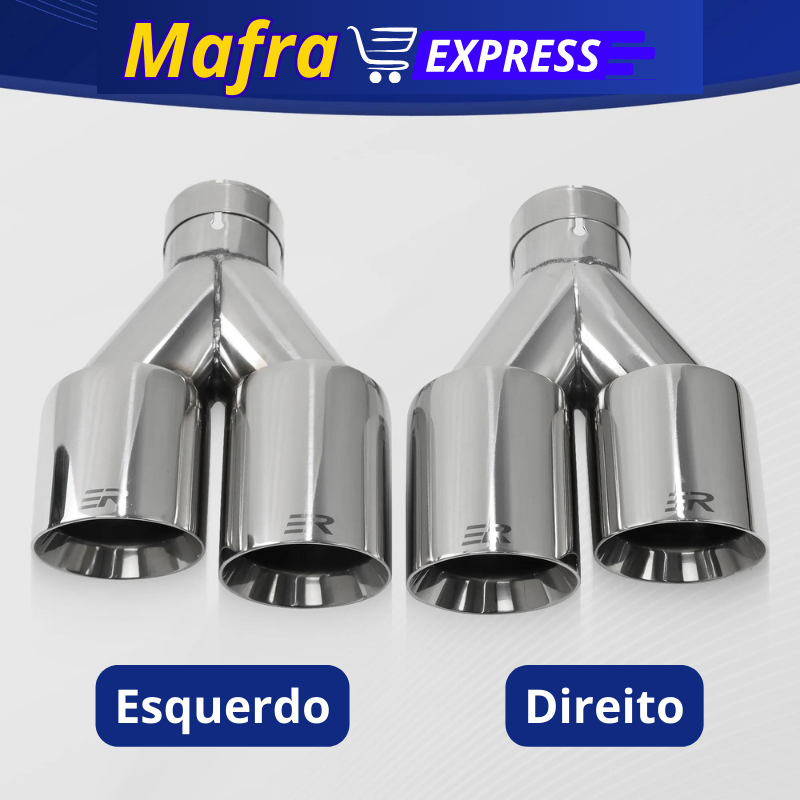 Ponteira Dupla de Escape Esportivo Universal-Mafra Express™