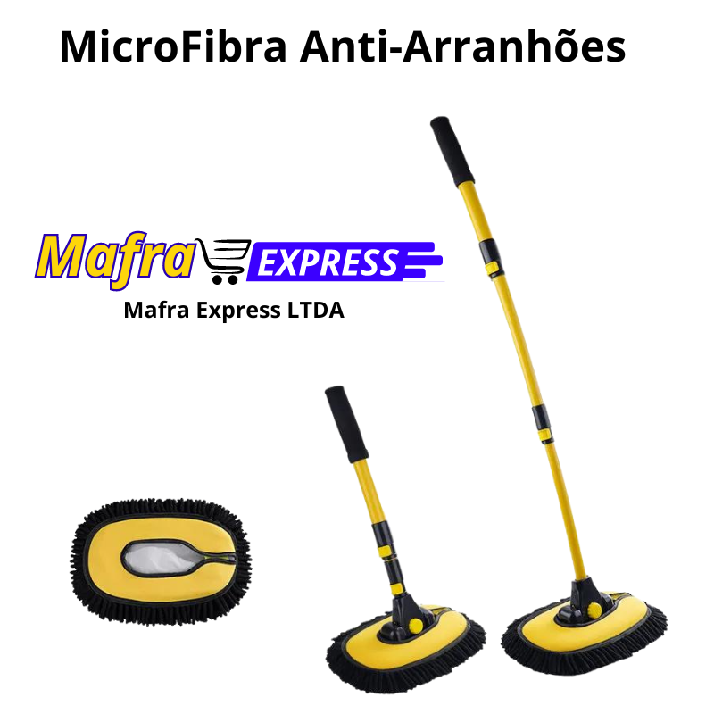 Escova de Lavagem de Carro Retrátil Camada Dupla de MicroFibra-Mafra Express™