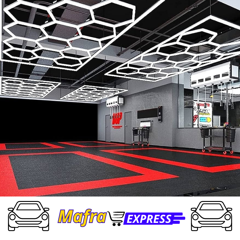 Iluminação de Teto para Garagens e Oficinas de Estúdio Profissional-Mafra Express™