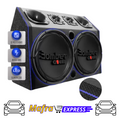 Caixa De Som Trio Automotivo Subwoofer Bomber One 12 Pol 800w-Mafra Express™