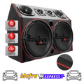 Caixa De Som Trio Automotivo Subwoofer Bomber One 12 Pol 800w-Mafra Express™