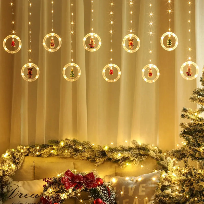 Cortina de Luzes Natal em LED-Mafra Express™