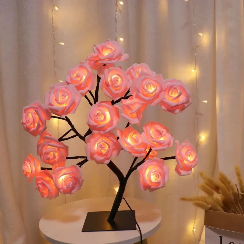 Luminária em Led Decorativo Rosas Iluminadas-Mafra Express™