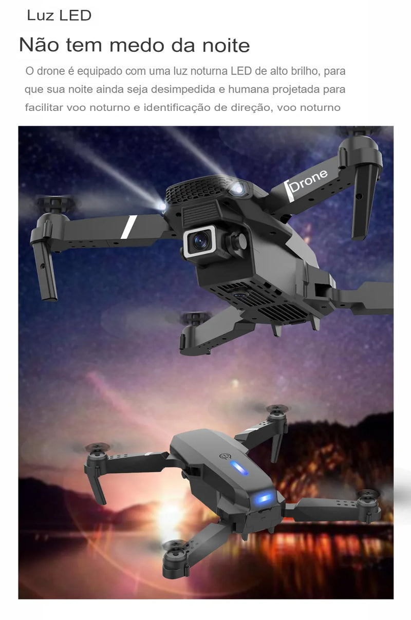 Drone E88 4K Profissional-Voe com a Mafra Express™!