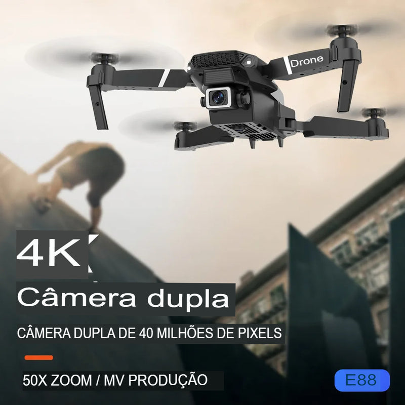 Drone E88 4K Profissional-Voe com a Mafra Express™!