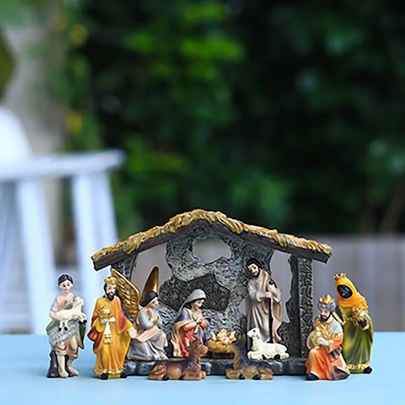 Presépio de Natal Nascimento de Jesus em Poliresina-Mafra Express™