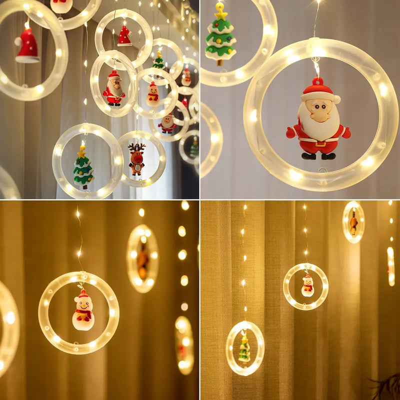 Cortina de Luzes Natal em LED-Mafra Express™
