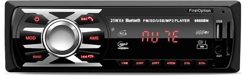 Rádio Automotivo Bluetooth Mp3 Player First Option-Mafra Express™