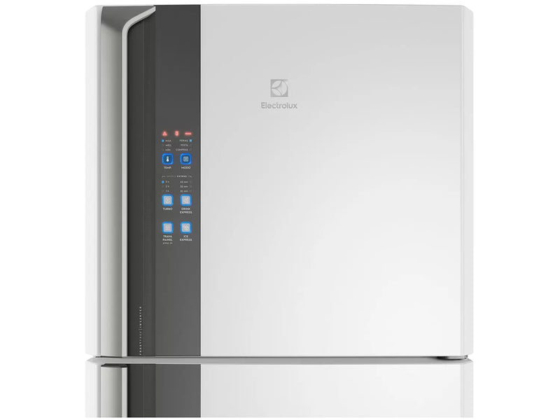 Geladeira/Refrigerador Electrolux Frost Free Inverter Duplex Branca 431L Freezer-Mafra Express™