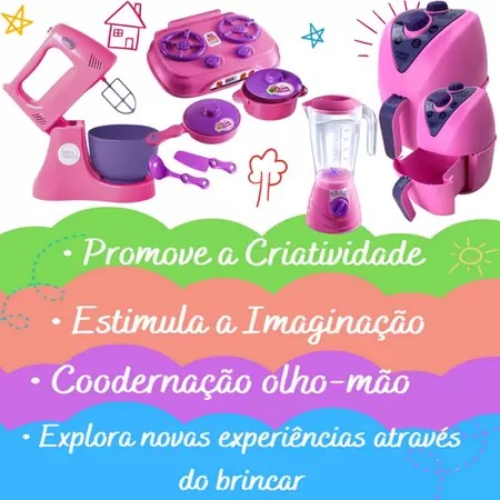 Kit Completa Cozinha Infantil™ -Mafra Express