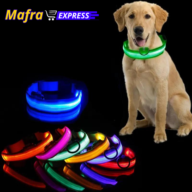 Coleira Iluminada para Pets-Mafra Express™
